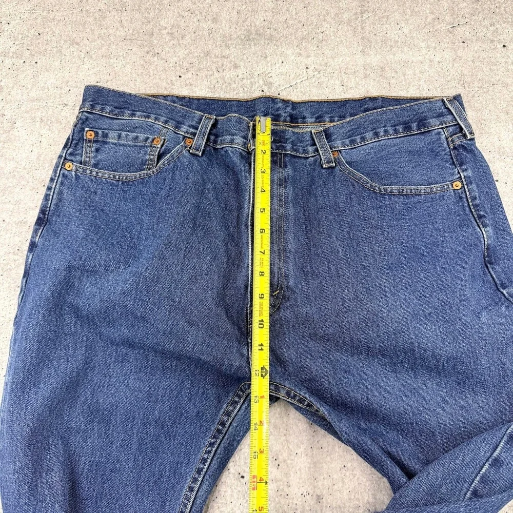 Levis‎ 505 Regular Fit Mens Jeans Blue Straight Leg Denim 40x30 (40x29)